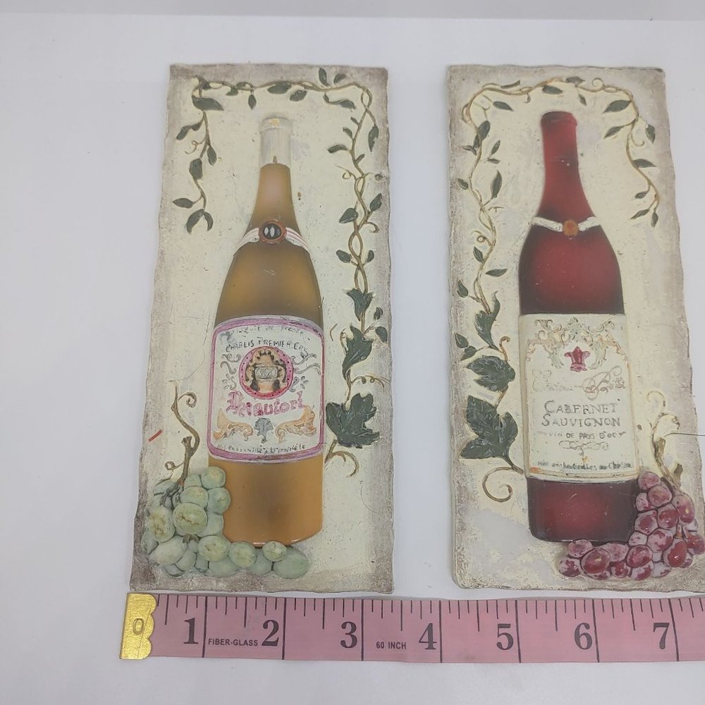 Rustic wine bottle grape vine home decor plaques - Picture 7 of 10